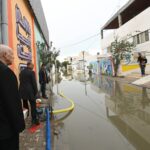 رئيس الجمهورية في البحر الأزرق: تراكم المياه على هذا النحو مردّه الفساد والتخريب