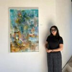 في متحف دار الجلولي صفاقس – مشاركة مميزة للرسامة مريم عكروت ” خريطة لذاكرة الإنسان المشروخة”